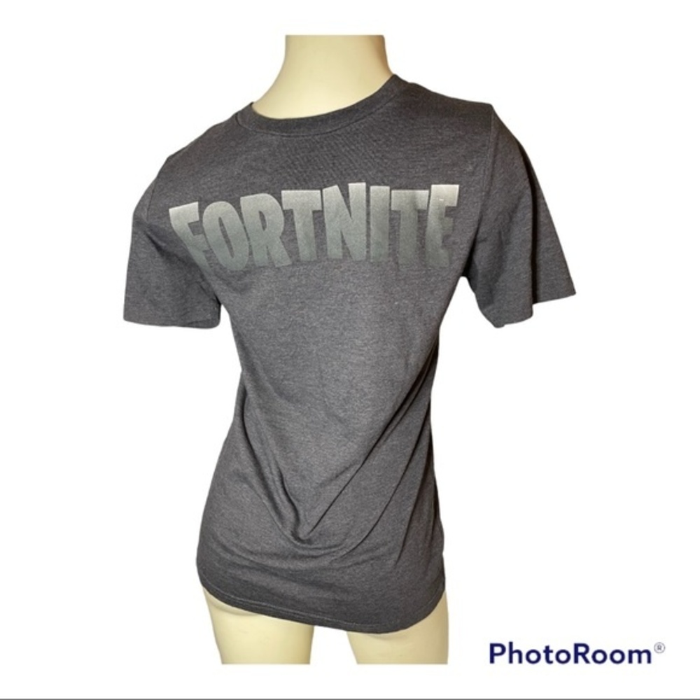 Boy's Fortnite Grey T-Shirt Size 12